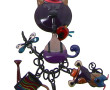 LOL Bijoux - Collier fantaisie en métal 
