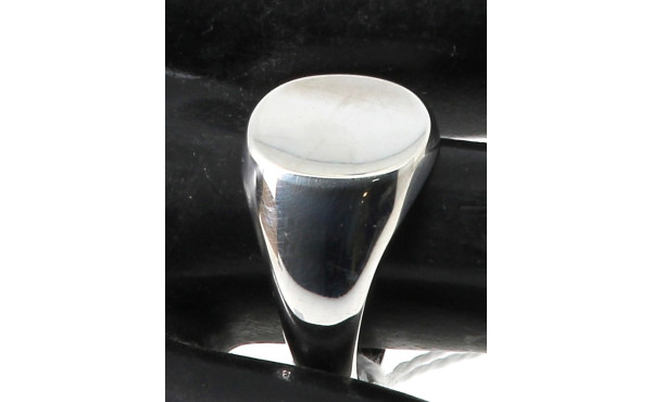 Chevalière en argent 925ème, non gravée,