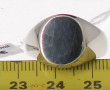 Chevalière en argent 925ème, non gravée,