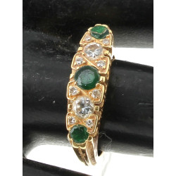 Bague jonc en or jaune 18 carats, poinço