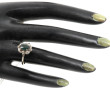 Bague en or 18 cts, poinçon tête d'aigle