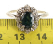Bague en or 18 cts, poinçon tête d'aigle