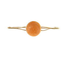 Broche en or jaune 18 cts, poinçon tête 