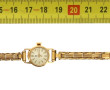 Montre bracelet dame boîtier or jaune 18