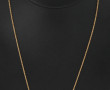 Collier en or jaune 18 cts, poinçon tête