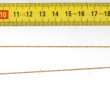 Collier en or jaune 18 cts, poinçon tête