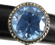 Bague ancienne en argent, sertie d'un st