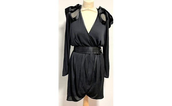 MARC JACOBS - Robe de soirée noire en ra