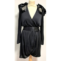 MARC JACOBS - Robe de soirée noire en ra