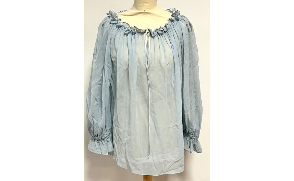 MARC JACOBS - Blouse bleu ciel en soie e