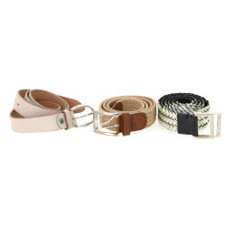 Lot de 3 ceintures femme dont 2 modèles 