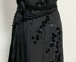 JOHN GALLIANO - Robe de soirée noire ave