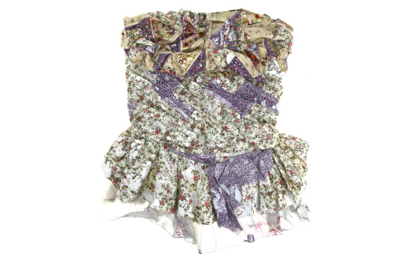 LOUIS VUITTON - Bustier en coton et soie