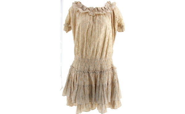 MARC JACOBS - Robe beige 100% coton en c