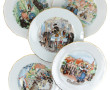 LIMOGES pour KANTERBRAU - 9 assiettes en
