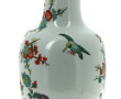 Pied de lampe en porcelaine à décor d'oi