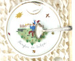 LIMOGES - Assiette à bouillie "Fanfan la
