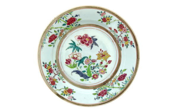 Cie des Indes XVIIIème - Assiette en por