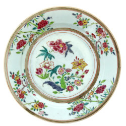 Cie des Indes XVIIIème - Assiette en por