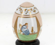 Œuf décoratif en porcelaine polychrome e