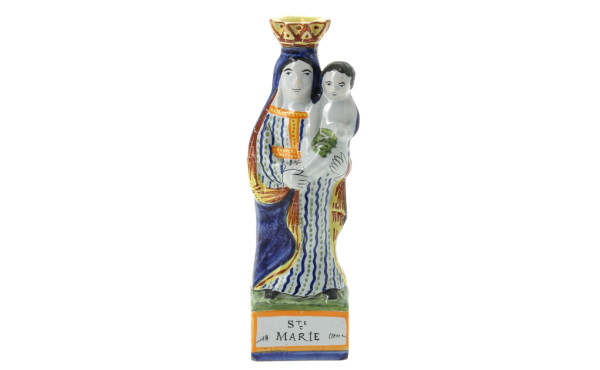 HB QUIMPER - "Ste Marie", statuette en f