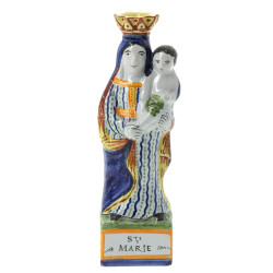 HB QUIMPER - "Ste Marie", statuette en f
