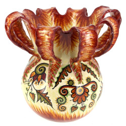 Maurice FOUILLEN - Vase à col travaillé 