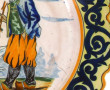HENRIOT Quimper - Coffret rond à décor d