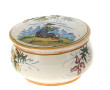 HENRIOT Quimper - Coffret rond à décor d