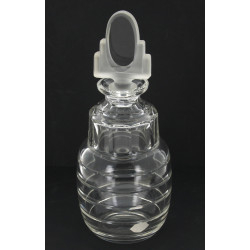 Carafe en cristal style Art Déco, H 26,5