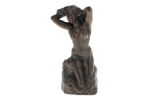 Statuette d'après Rodin en résine patine