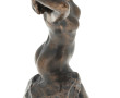 Statuette d'après Rodin en résine patine