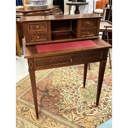 Petit bureau à gradin en acajou style bo