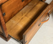 Meuble bas pour hifi-vidéo en bois fruit