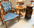 Lot comprenant un fauteuil cabriolet en 