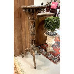 Sellette bretonne en bois sculpté, monta