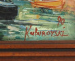 KUBUROYSKI (Xxème) "Venise", huile sur t