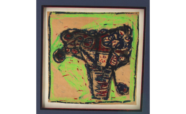 Michel CHAPUIS (1925-2004) "Bouquet de f