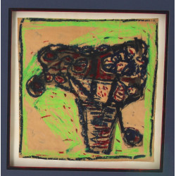 Michel CHAPUIS (1925-2004) "Bouquet de f