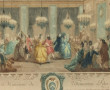 Deux gravures en couleurs, encadrées, d'