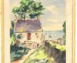 L.MARTIN (Xxème) "Maison de pêcheurs (Do