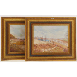 J.BARACH (Xxè-XXIè) "Paysages de campagn