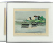 Georges LAPORTE (1926-2000) "Marines en 
