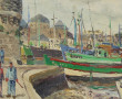 Charles VIAUD (1920-1975) "Le port de Co