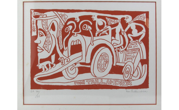 Yvon TAILLANDIER (1926-2018) "Le Tacot",