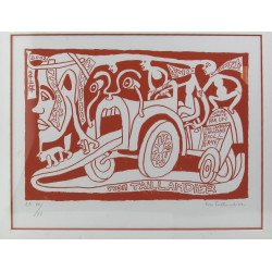 Yvon TAILLANDIER (1926-2018) "Le Tacot",