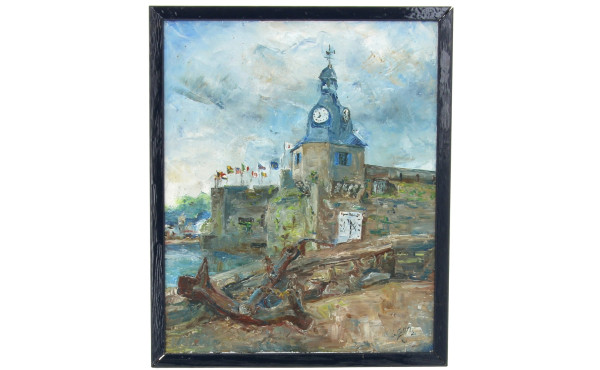 L.M. LE GALL (Xxème) "Entrée de la ville