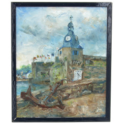 L.M. LE GALL (Xxème) "Entrée de la ville