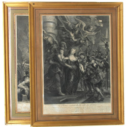 D'après RUBENS "La Naissance de la Reine