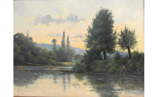 Alexis Auguste DELAHOGUE (1867-1953) "Pa